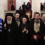 Οικ. Πατριάρχης και Αρχιεπίσκοπος στην αναγόρευση του Ευάγγελου Βενιζέλου σε Επίτιμο Διδάκτορα του ΕΚΠΑ 