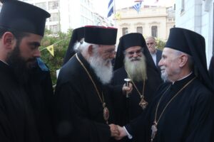 Ο Αρχιεπίσκοπος στον Ι. Ναό Αγίων Κωνσταντίνου και Ελένης Ομονοίας