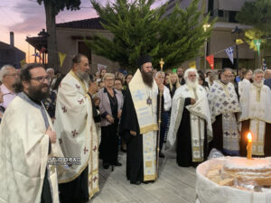 Ο Επίσκοπος Τολιάρας στον Ι. Ναό Αγίας Τριάδος στο Λυγουριό Αργολίδας