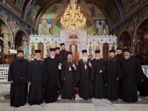 Προσκυνητές από την Ι. Μ. Αιτωλίας με επικεφαλής τον Μητροπολίτη Δαμασκηνό στην Ι. Μ. Κορίνθου