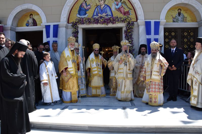 Λαμπρά πανήγυρη του Οσίου Ιωάννου του Ρώσου στην Ι. Μητρόπολη Χαλκίδος
