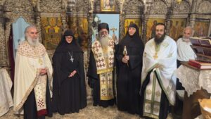 Ρασοφορία νέας Μοναχής στην Μονή Παναγίας Λαμπηδόνος