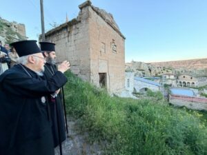 Ο Οικουμενικός Πατριάρχης με τον Αρχιεπίσκοπο Αλβανίας στην Καππαδοκία