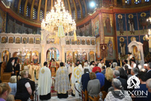 Πολυαρχιερατικός Εσπερινός των Πολιούχων Γλυφάδας Αγίων Κωνσταντίνου και Ελένης