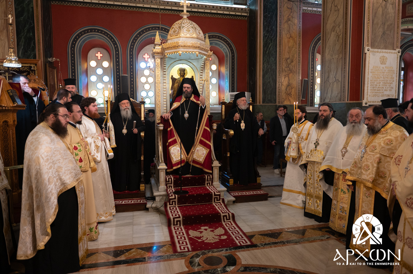 Πολυαρχιερατικός Εσπερινός ονομαστηρίων Μητροπολίτη Μαντινείας και Κυνουρίας Επιφανίου