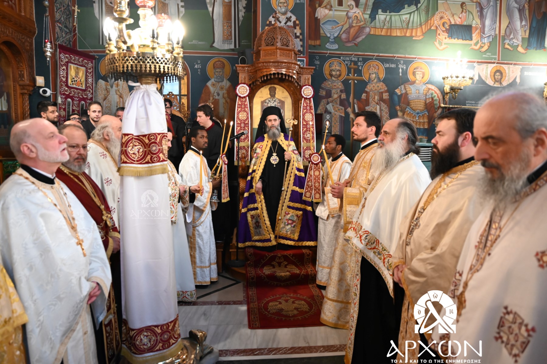 Πανηγυρικός Εσπερινός στον Ι. Ν. Αγίου Θεράποντα Ζωγράφου