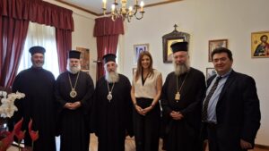 Επίσκεψη της Υπουργού Παιδείας στην Ιερά Αρχιεπισκοπή Κρήτης
