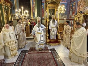 Ο Επίσκοπος Κωνσταντιανής Κοσμάς στην Κατερίνη