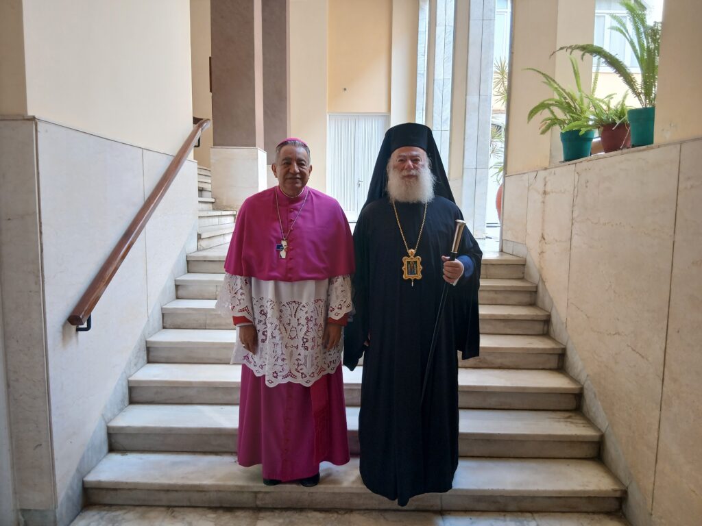 Ο Αρχιεπίσκοπος José Domingo Ulloa Mendieta στο Πατριαρχείο Αλεξανδρείας
