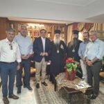Επίσκεψη του Υπουργού Αγροτικής Ανάπτυξης Μαργαρίτη Σχοινά στον Μητροπολίτη Κορίνθου