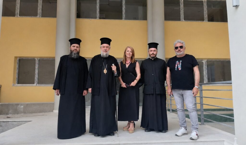 Επιθεώρηση του υπό παράδοση Γηροκομείου Μεγαλοπόλεως «Αγία Θεοδώρα η εν Βάστα» από τον Μητροπολίτη Γόρτυνος
