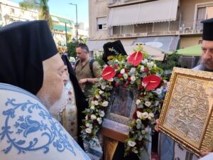Υποδοχή Παναγίας Γουμερά στους Αγίους Πάντες Καλλιθέας