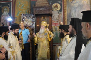 Η εορτή του Αγίου Πνεύματος στην Ι. Μητρόπολη Κορίνθου
