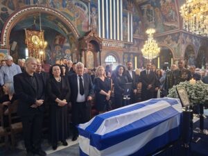 Η Εξόδιος Ακολουθία του Υφυπουργού Περιβάλλοντος και Ενέργειας Νικολάου Ταγαρά