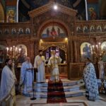 Ο Μητροπολίτης Κορίνθου στον Καθεδρικό Ιερό Ναό Παναγίας Φανερωμένης Χολαργού