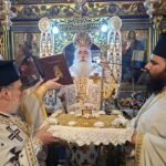 Αρχιερατική Θ. Λειτουργία στην Ι. Μονή Παναγίας Κορυφής Καμαρίου από τον Μητροπολίτη Κορίνθου