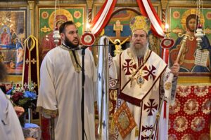 Χειροτονία Διακόνου από τον Μητροπολίτη Ιερισσού