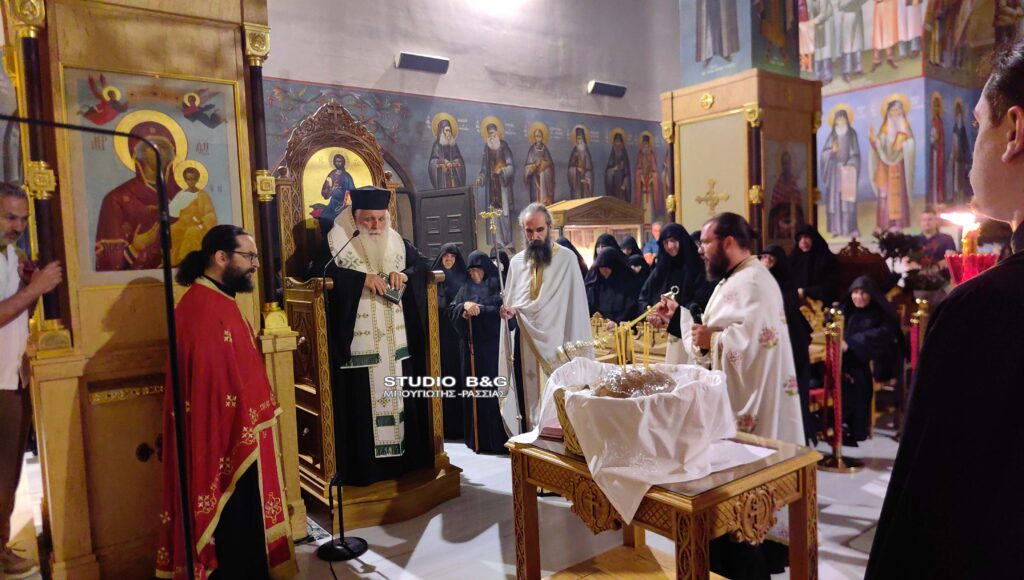 Παμμοναστική Ιερά Αγρυπνία στον Ι. Ναό Αγίου Λουκά του Ιατρού στο Ναύπλιο