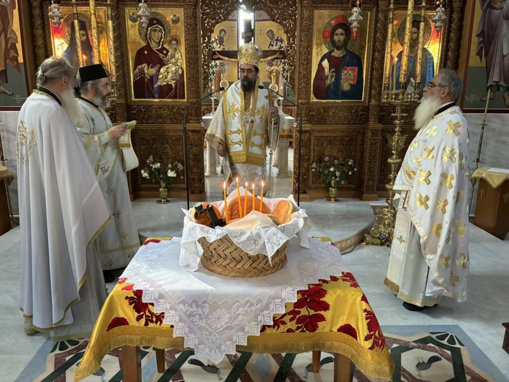 Θεία Λειτουργία ἐπί τῇ μνήμῃ τοῦ ἁγίου Σαμψών τοῦ Ξενοδόχου