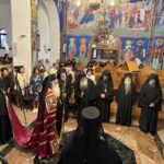 Ο Μητροπολίτης Δημητριάδος στην Ι. Μονή Αγίας Τριάδος Πανοράματος
