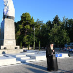 Ο Μητροπολίτης Μαντινείας στα αποκαλυπτήρια του ανδριάντα του Θεοδώρου Κολοκοτρώνη