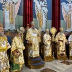 Πολυαρχιερατικό Συλλείτουργο για τα ονομαστήρια του Μητροπολίτη Λαρίσης Ιερωνύμου