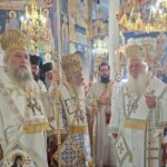 Πανηγυρική Θεία Λειτουργία στην γενέτειρα του Αγίου Νικοδήμου του Αγιορείτου