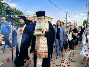 Υποδοχή των Αχράντων Παθών στον Ι. Ναό Ζωοδόχου Πηγής Δαλαμανάρας