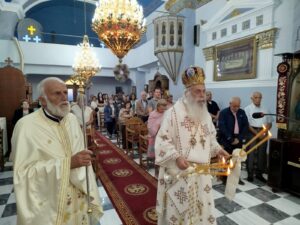 Ο εορτασμός της Αγίας Παρασκευής στην Ι. Μητρόπολη Μαντινείας και Κυνουρίας