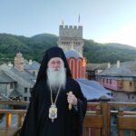 Ο Μητροπολίτης Κορίνθου στην Ιερά Μονή Καρακάλλου Αγίου Όρους