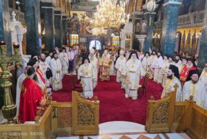 Λαμπρό πολυαρχιερατικό συλλείτουργο για τα ονομαστήρια του Μητροπολίτη Βεροίας