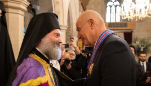 Ο Υπουργός Εθνικής Αμύνης της Ελλάδος Νικόλαος Δένδιας στην Αρχιεπισκοπή Αυστραλίας