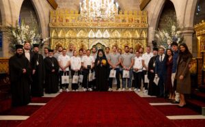 Ο Αρχιεπίσκοπος Αυστραλίας υποδέχθηκε την Εθνική Ομάδα Υδατοσφαιρίσεως της Ελλάδος