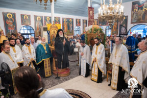 Πανηγυρικός Εσπερινός στον Ι.Ν. Προφήτου Ηλιού και Αγίου Γεωργίου Πετρούπολης