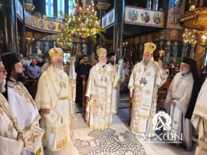 Αρχιερατικό συλλείτουργο στον Άγιο Στέφανο Ν. Ιωνίας για τα 100 χρόνια του Ναού