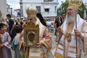 Πολυαρχιερατικός εορτασμός της ευρέσεως της Παναγίας Εικονιστρίας στη Σκιάθο