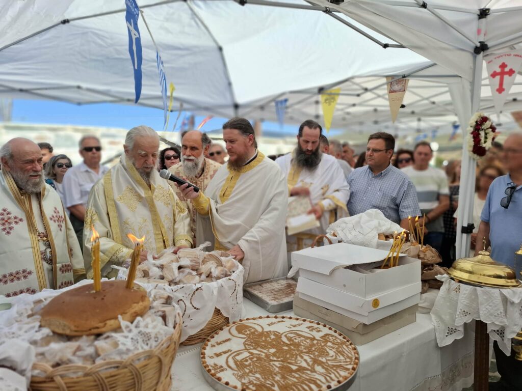 Η εορτή του Αγίου Παϊσίου στο Μαρμάρι Καρύστου 