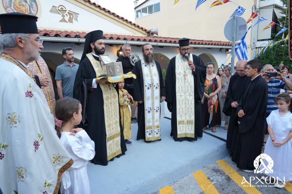 Υποδοχή Λειψάνου του Αγίου Λουκά του Ιατρού στον Ι.Ν. Προφήτου Ηλιού και Αγίου Γεωργίου Πετρουπόλεως