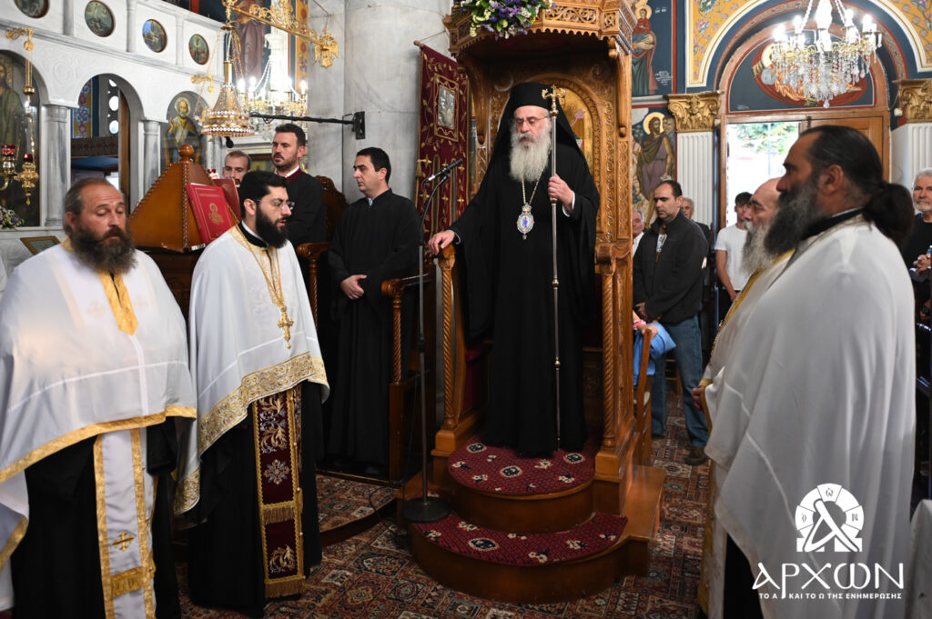 Αρχιερατικός Εσπερινός του Αγίου Παντελεήμονος στην Κερασέα Αρκαδίας