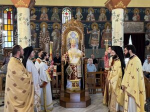 Λαμπρή η πανήγυρις της Αγίας Παρασκευής στον Βόλο