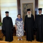 Επίσκεψη του Μητροπολίτη Μαντινείας και Κυνουρίας στην Υπουργό Πολιτισμού Λίνα Μενδώνη