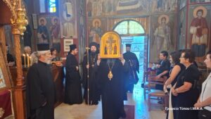 Η εορτή της προόδου του Τιμίου Σταυρού στην Ι. Μ. Αιτωλοακαρνανίας