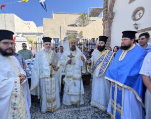 Η εορτή της Μεταμορφώσεως του Σωτήρος στη Σαντορίνη