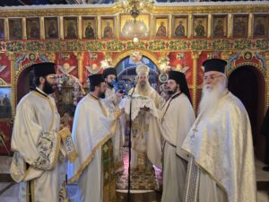 Η Θεία Μεταμόρφωση του Σωτήρος στην Ι. Μητρόπολη Ιερισσού