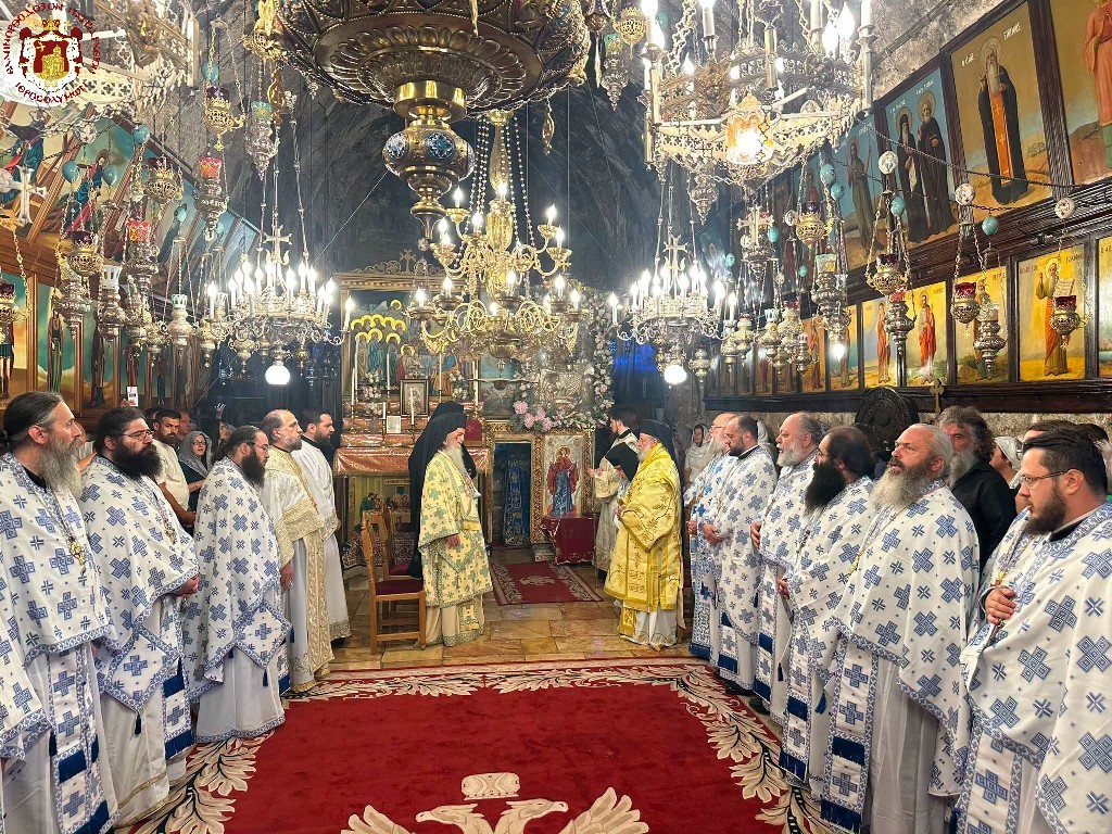 Ο εορτασμός της Κοιμήσεως της Θεοτόκου στο Πατριαρχείο Ιεροσολύμων