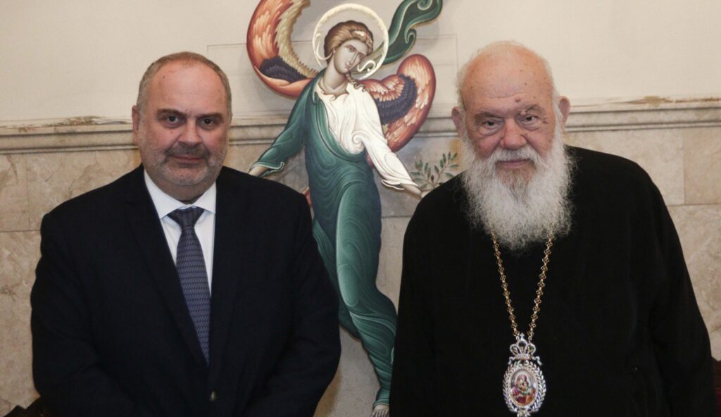 Συνάντηση Αρχιεπισκόπου με τον Πρόεδρο του Αρείου Πάγου 