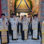 Πολυαρχιερατικός Εσπερινός της εορτής της Κοιμήσεως στην Παναγία Σουμελά στο Βέρμιο