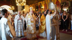 Η εορτή της Κοίμησης της Θεοτόκου στην ενορία του Houthalen στο Βέλγιο