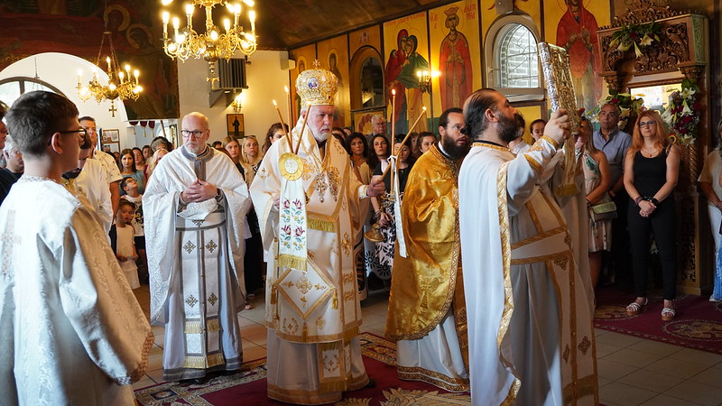 Η εορτή της Κοίμησης της Θεοτόκου στην ενορία του Houthalen στο Βέλγιο