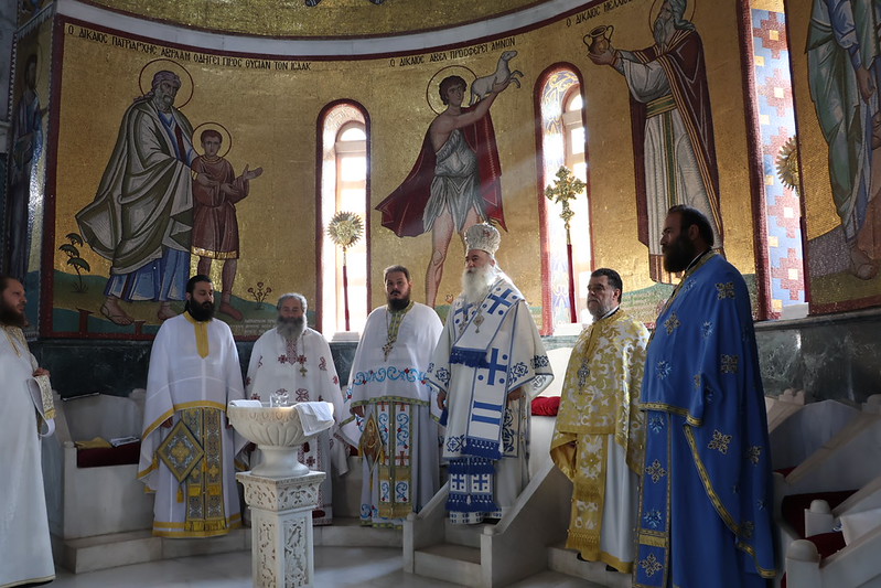 Με λαμπρότητα εορτάσθηκε η Απόδοση της Κοιμήσεως της Θεοτόκου στην Ι. Μ. Κορίνθου